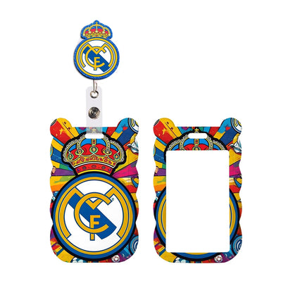 Spanish Football Neck Strap Lanyard – Cartoon Badge Holder ID Card for Kids, Students, Girls & Boys Gift
