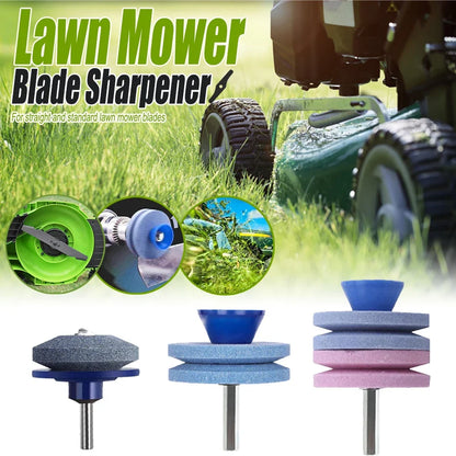 Lawn Mower Blade Sharpening Stone - Metal Grinding Tool for Knife Sharpening, Polishing & Drill Grinder Refitting