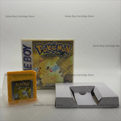 Pokemon Series GBC Game Cartridge in Box USA Version – Red, Blue, Yellow, Green, Gold, Silver, Crystal