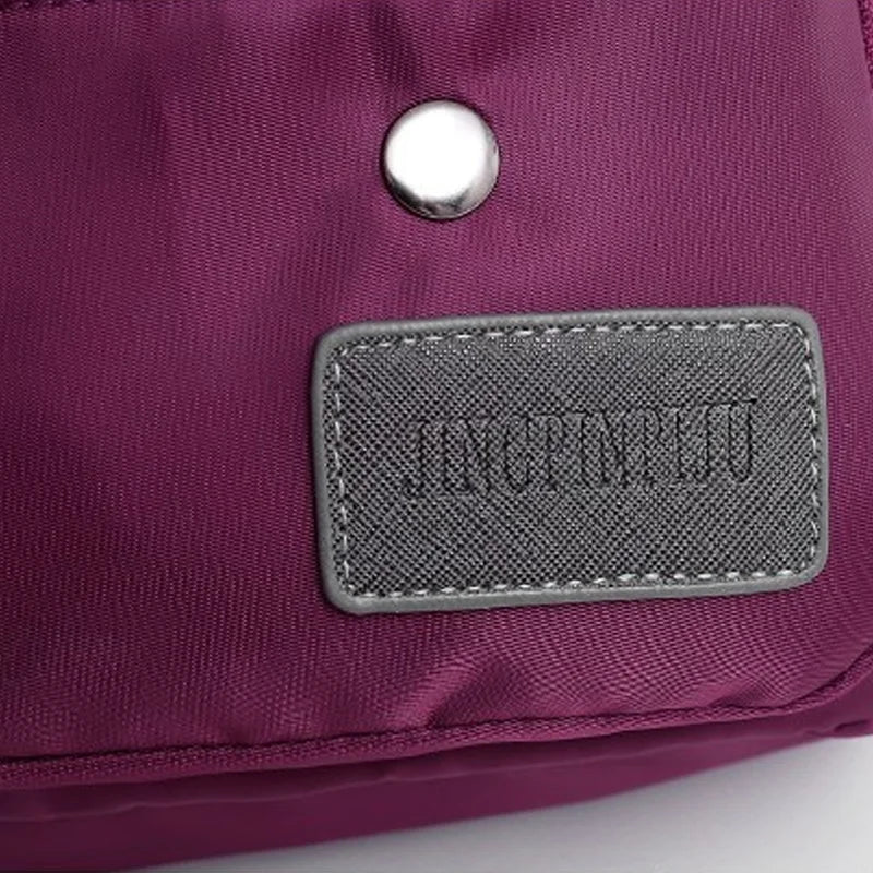 New Fashionable Minimalist Nylon Crossbody Bag - Waterproof, Multi-Functional, Large Capacity with Zipper for Women, Ideal for Travel