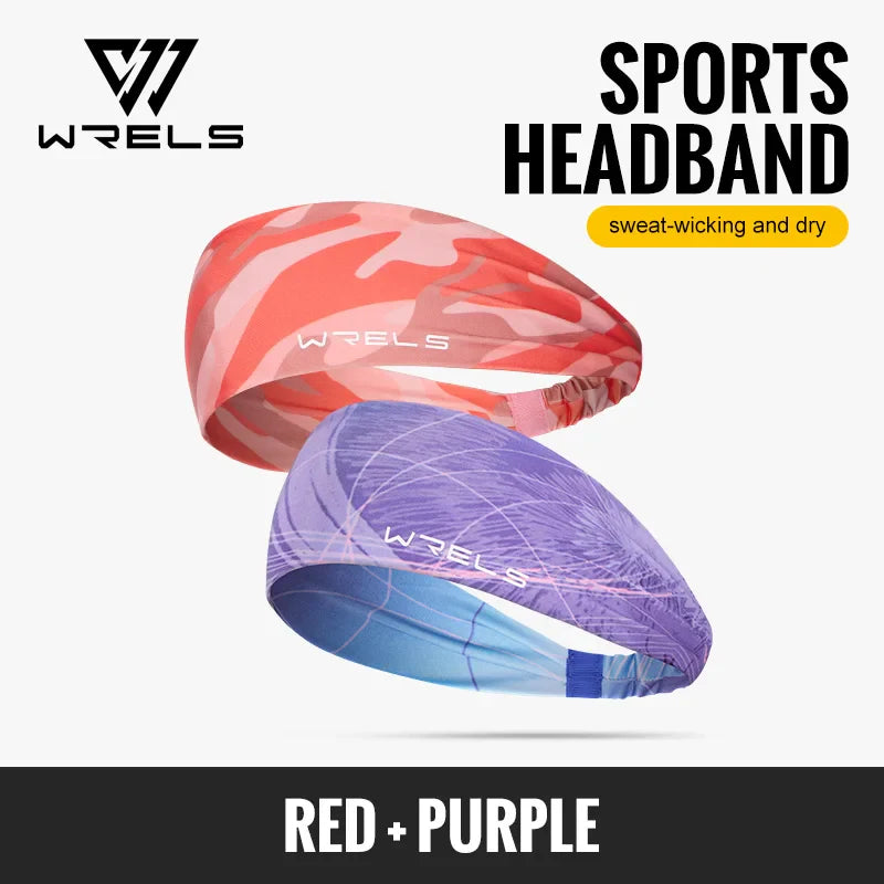 WRELS Moisture-Wicking Sports Headband – Breathable Non-Slip Sweatband for Running, Gym & Fitness (Men & Women)