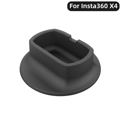 Silicone Desktop Base Holder & Lens Cover for Insta360 X4 - Fixed Stand Mount for Camera Accessories