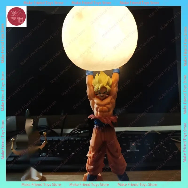 Rechargeable Dragon Ball Gogeta Lamp – Son Goku Kakarotto Kamehameha Wave Magnetic Anime Light
