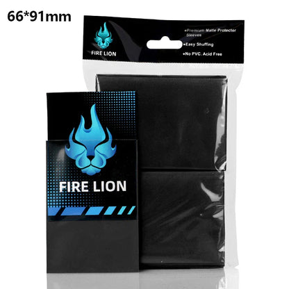 100PCS Matte Card Sleeves 66x91mm — Frosted Trading Card Protectors for MTG & TCG Game Cards