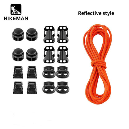 DIY Elastic Backpack Expansion Rope Set - Outdoor Camping & Mountaineering Gear Strap with Adjustable Buckle