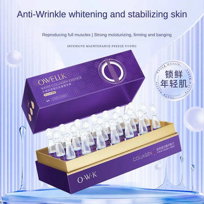 Collagen Ceramide Serum 30pcs – Hyaluronic Acid Anti-Aging Whitening Repair Skin Care Set