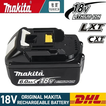 Genuine Makita 6AH BL1860 18V Li-Ion Battery — Replacement for BL1850 & BL1840, Compatible with 18V Screwdrivers, BMS TPCELL