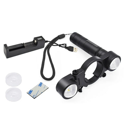 Universal Spray Gun Lighting | Adjustable Size Airbrush Light | Fill Light for Precise Spray Jobs - Searchlight Functionality