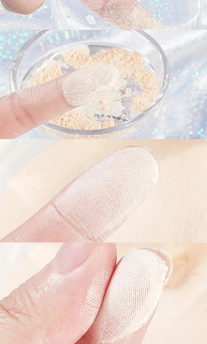 Banana-Shaped Loose Powder – Pore-Reducing, Long-Lasting Matte Finish Natural Face Makeup Powder
