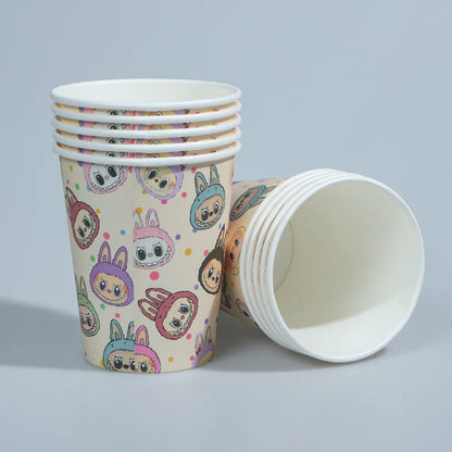 Doll Birthday Party Supplies – Disposable Tableware, Balloons, Banner & Stickers