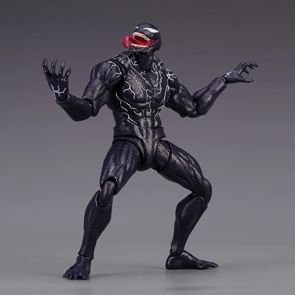 Venom Amazing Yamaguchi Action Figure — Joint Movable Face-Change Collectible Model Toy for Kids Gift