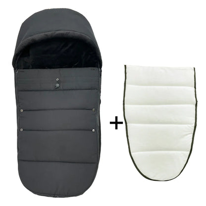 Universal Stroller Footmuff – Windproof, Waterproof & Thermal Warm, Compatible with YOYO & Bugaboo Strollers