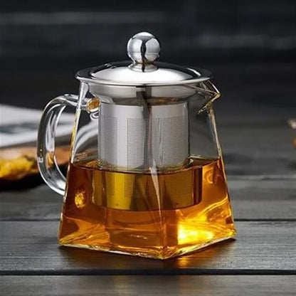 Glass Teapot with Infuser Tea Set - Kettle Maker Jug for Home, Kitchen, Dining & Bar Teaware