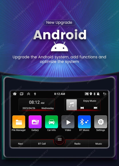 Android 13 Wireless CarPlay Multimedia Player – 7/8/9" IPS Screen GPS & WiFi Car Radio for VW Passat, Golf, Polo, Jetta & Skoda