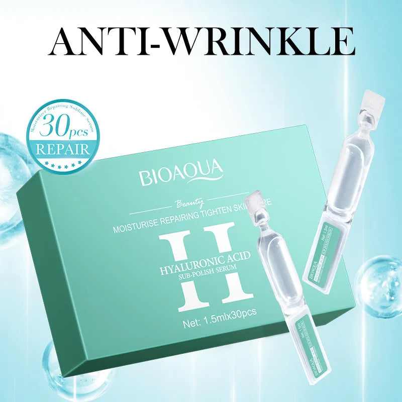 30pcs BIOAQUA Retinol Vitamin C Hyaluronic Acid Serum — Moisturizing, Firming, Hydrating Facial Essence for Skin Care