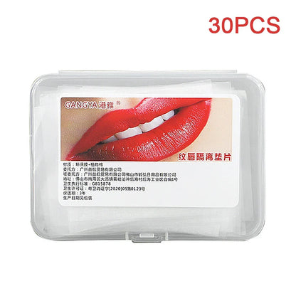 30/40pcs Microblading Lip Isolation Pads — Disposable Protective Film for Permanent Makeup Tattoo Accessories