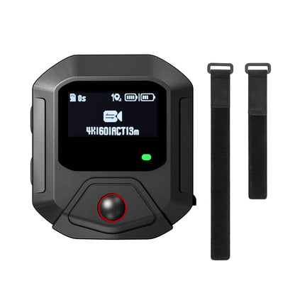 Bluetooth Remote Control with Built-in GPS for Insta360 X5 & Ace Pro 2 – Wristband & Bicycle Mount Action Camera Accessory