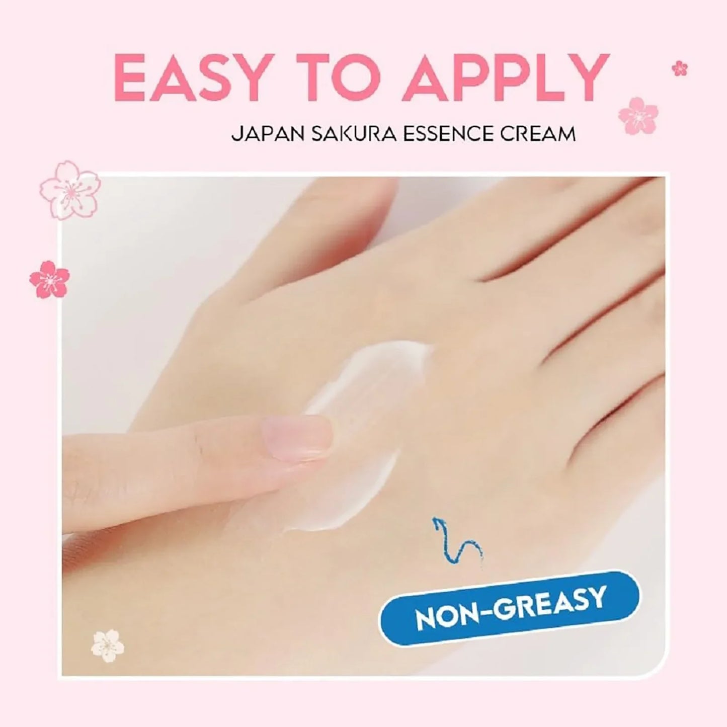 Japan Sakura Hyaluronic Acid Cream – Tone Up & Moisturizing Skincare