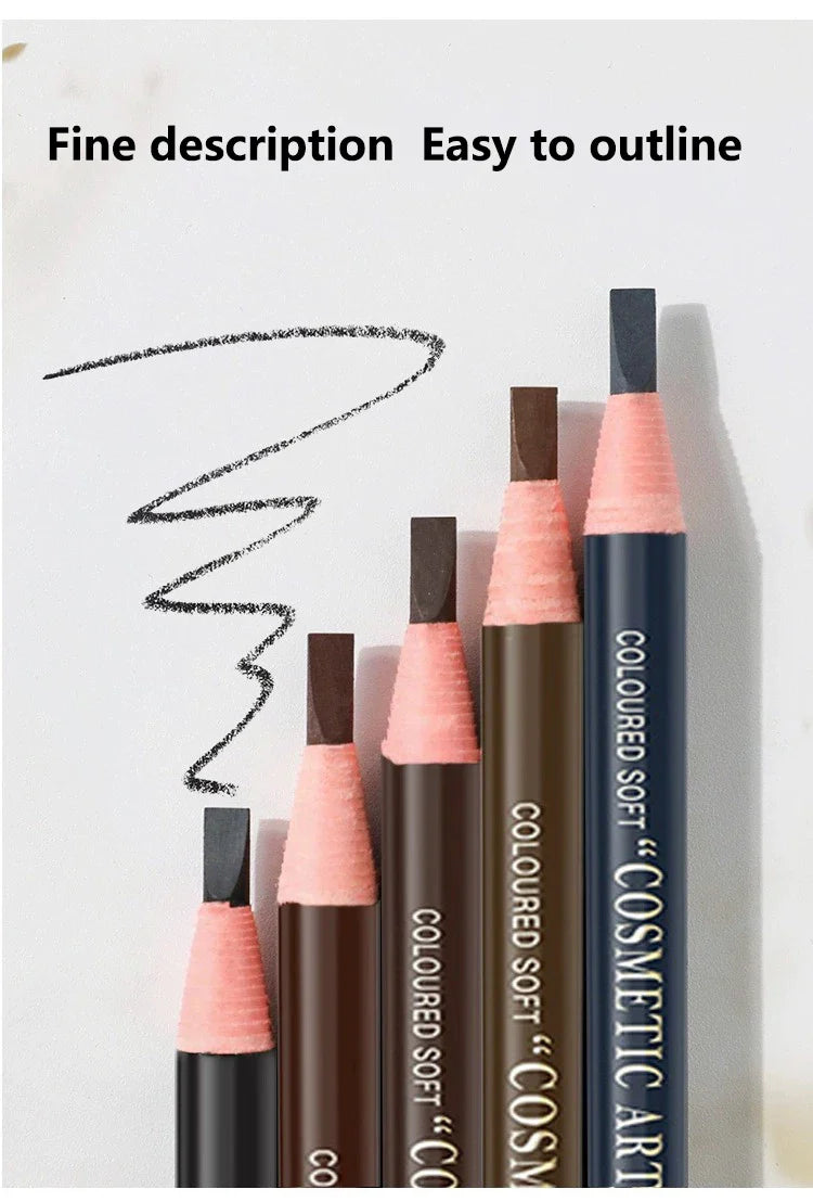 Tear-Off Pull Line Eyebrow Pencil – No Sharpening, Natural Color, Sweat & Smudge Proof Eyebrow Pencil