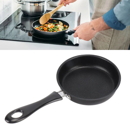 12–20cm Mini Non-Stick Frying Pan – Thickened Stainless Steel Skillet for Gas & Induction Cooking