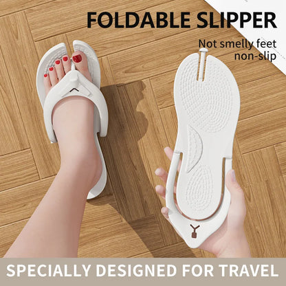 Lightweight Foldable Travel Slippers for Men & Women – Portable Disposable Shower Shoes for Business Trips & Travel Comfort