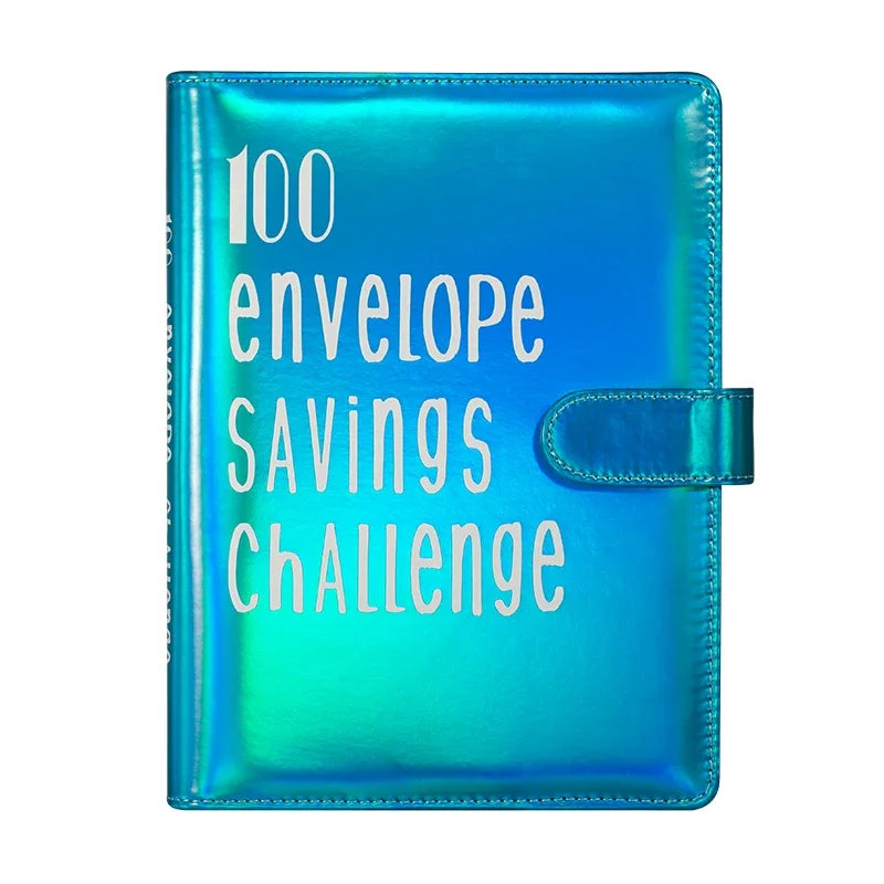 100 Envelope Challenge Binder – Savings Challenge Loose-Leaf Budget Binder with Cash Envelopes, Money Organizer System