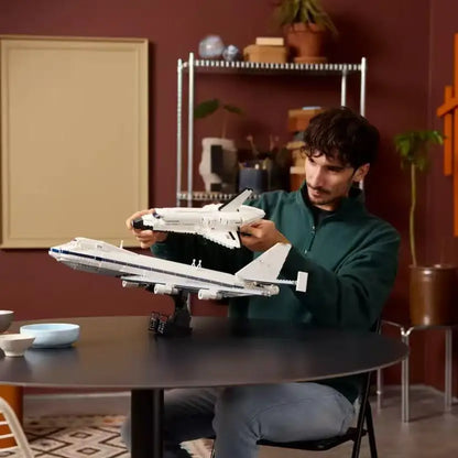 MOC 2417 Transport Aircraft Building Blocks – 10360-Piece Space Airplane Set for Kids