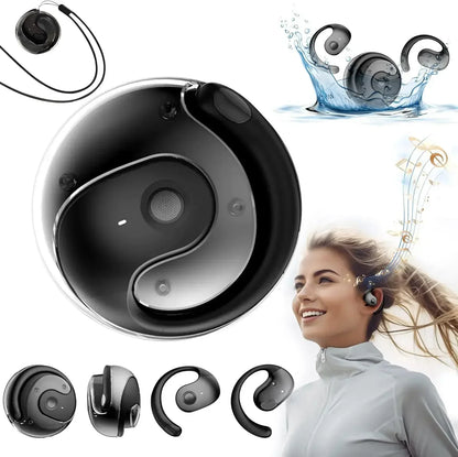 OWS Wireless Bluetooth Headphones — Smart Touch Sports Earbuds, HiFi Stereo, Waterproof with Mic for Phone