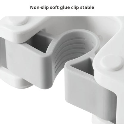 Soft Rubber Mop Hooks — Self-Adhesive Wall-Mounted Organizer for Brooms, Mops & Cleaning Supplies Storage