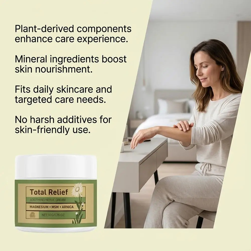 Magnesium Soothing Body Cream - Deep Moisturizing Muscle & Joint Comfort Cream for All Skin Types