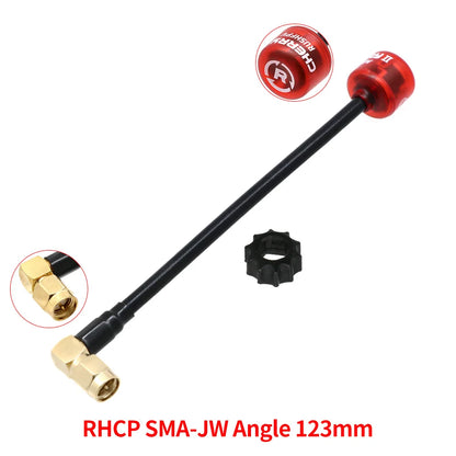 RUSHFPV Cherry 2 II 5.8G FPV Antenna — LHCP/RHCP SMA UFL IPEX MMCX for Freestyle Analog & Digital Drones