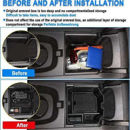 Honda Civic 11th Gen & Acura Integra 2023–2024 Center Console Tray Organizer – Manual Transmission Interior Storage Accessories