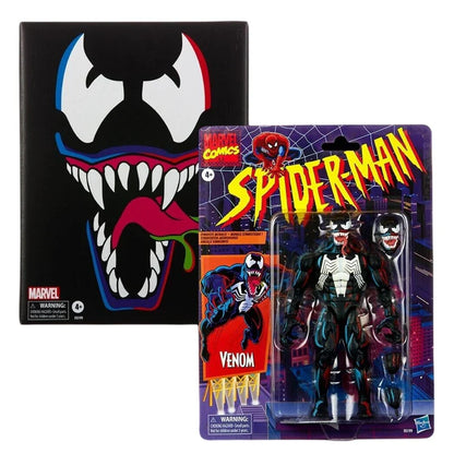 Hasbro Spider-Man 2099 Miguel O’Hara Action Figure — Legends Venom & Deadpool, Change Face Statue Model Doll Toy Gift for Kids
