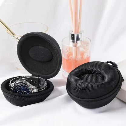 Portable EVA Watch Travel Case – Waterproof Organizer for Smartwatches & Watch Storage with Zippered Closure