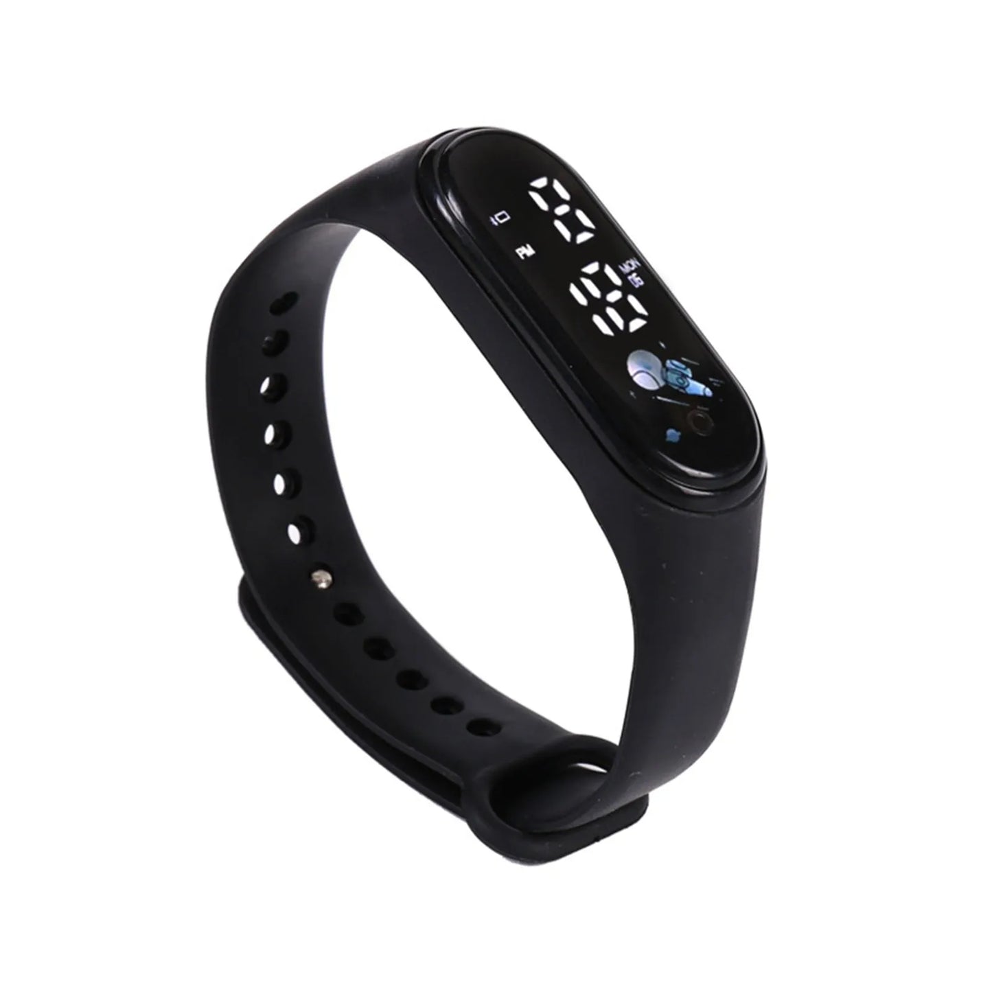 Kawaii Waterproof Smart Watch for Kids – Fashionable Outdoor Sports Digital Watch for Boys & Girls – Silicone Montre Enfant