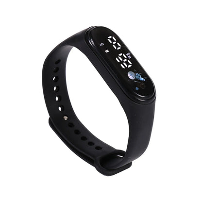 Kawaii Waterproof Smart Watch for Kids – Fashionable Outdoor Sports Digital Watch for Boys & Girls – Silicone Montre Enfant
