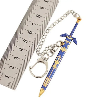 Zelda Link Master Sword Keychain – Openable Alloy Cosplay Key Holder for Kids & Fans