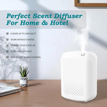 Electric Fragrance Diffuser - Wall-Hanging Aromatic Oil Air Freshener Machine for Home & Hotel