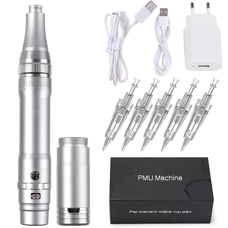 Wireless PMU Machine — Professional Permanent Makeup Tattoo Pen for Eyebrows, Eyeliner & Lips