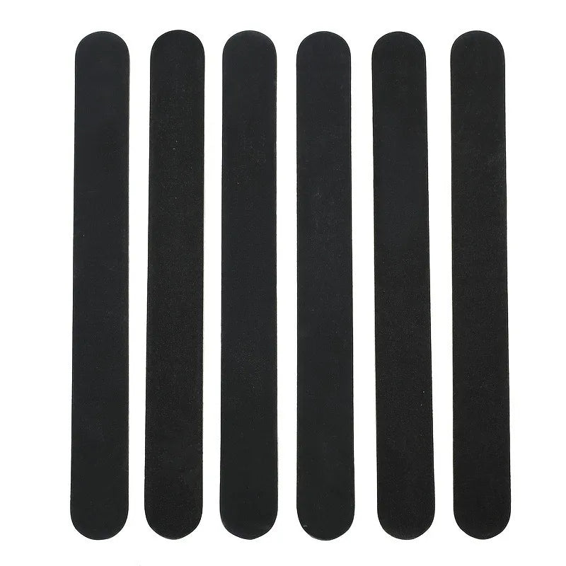 5/10/50PCS Professional Double-Sided Nail Files – 100/180 Grit Black Emery Boards for Salon & Home Nail Care