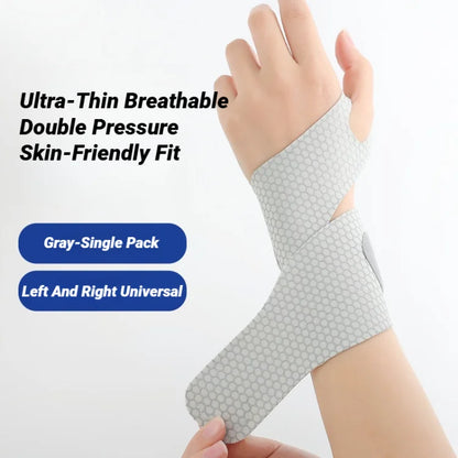 Adjustable Ultra-Thin Wrist Strap — Breathable Support for Sprains, Pain Relief, Gym Exercise, Arthritis & Carpal Tunnel