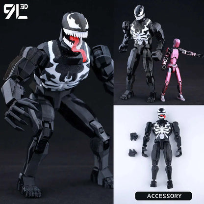 9L3D Lucky13 T13 Action Figures — 3D Printed Deadpool, Wolverine, Batman, Spider-Man & Venom Anime Model Toys, Collectible Gift