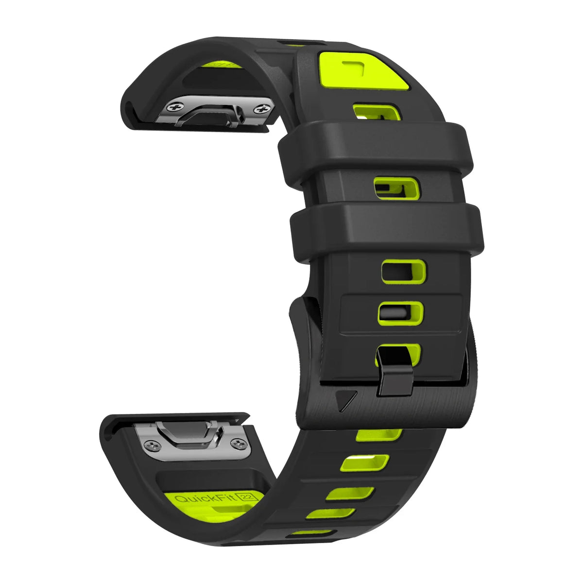 QuickFit Silicone Watch Strap – 22/26mm Band for Garmin Fenix 8/7/6/5, Epix Pro, Instinct 2, Enduro 3