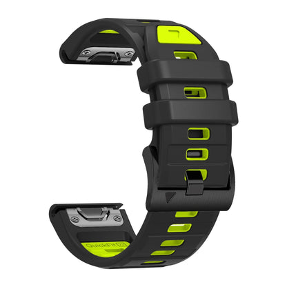 QuickFit Silicone Watch Strap – 22/26mm Band for Garmin Fenix 8/7/6/5, Epix Pro, Instinct 2, Enduro 3