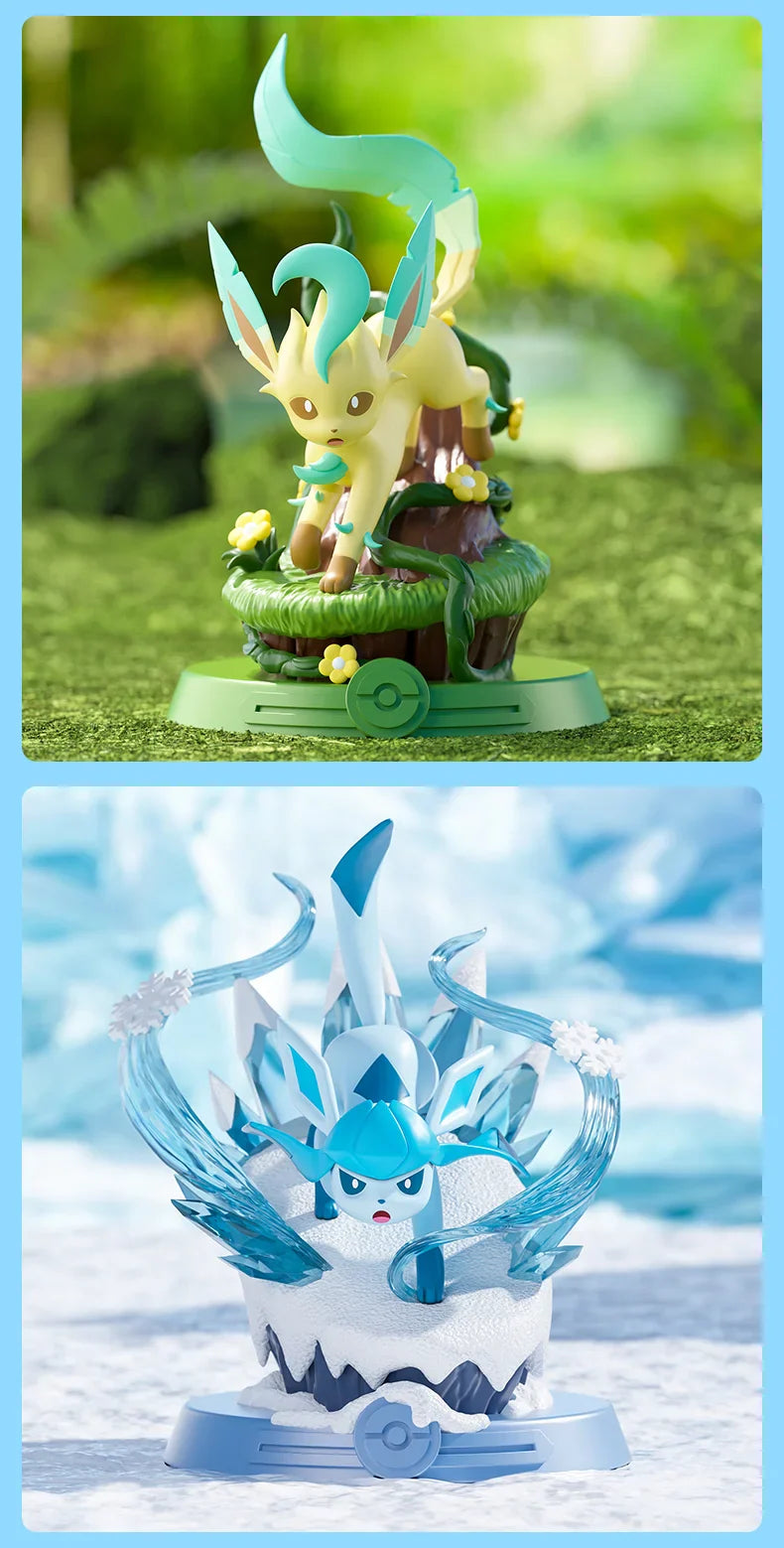 Anime Pokémon Funism Adventure Eevee Family Blind Box – Jolteon & Sylveon Action Figure Toy Gift