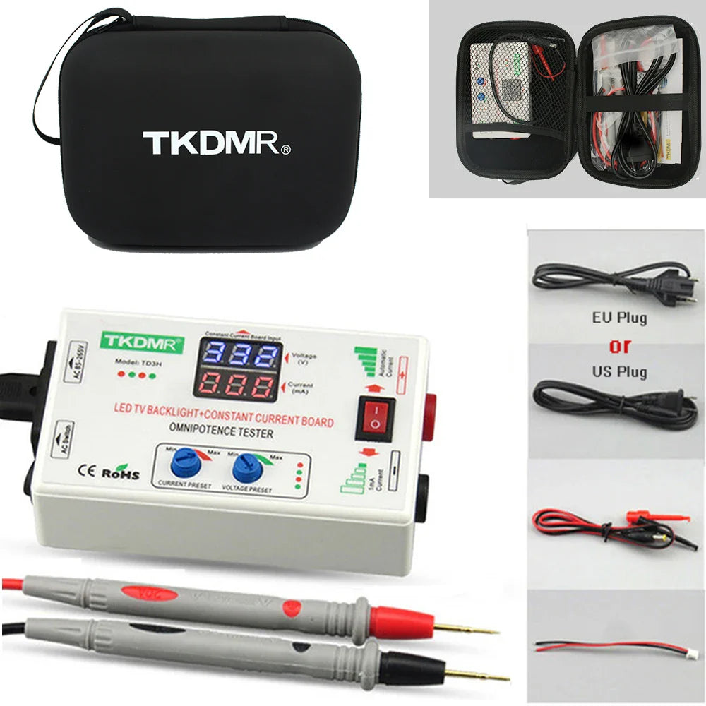 TKDMR 0-330V Smart-Fit Voltage Tester – Manual Adjustable TV LED Backlight & Current Control for LED Lamp Beads