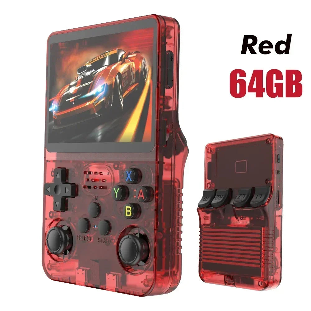 Max 256GB Retro Handheld Game Console – Linux System, 3.5 Inch IPS Screen, Portable Video Player with 64GB/128GB Games