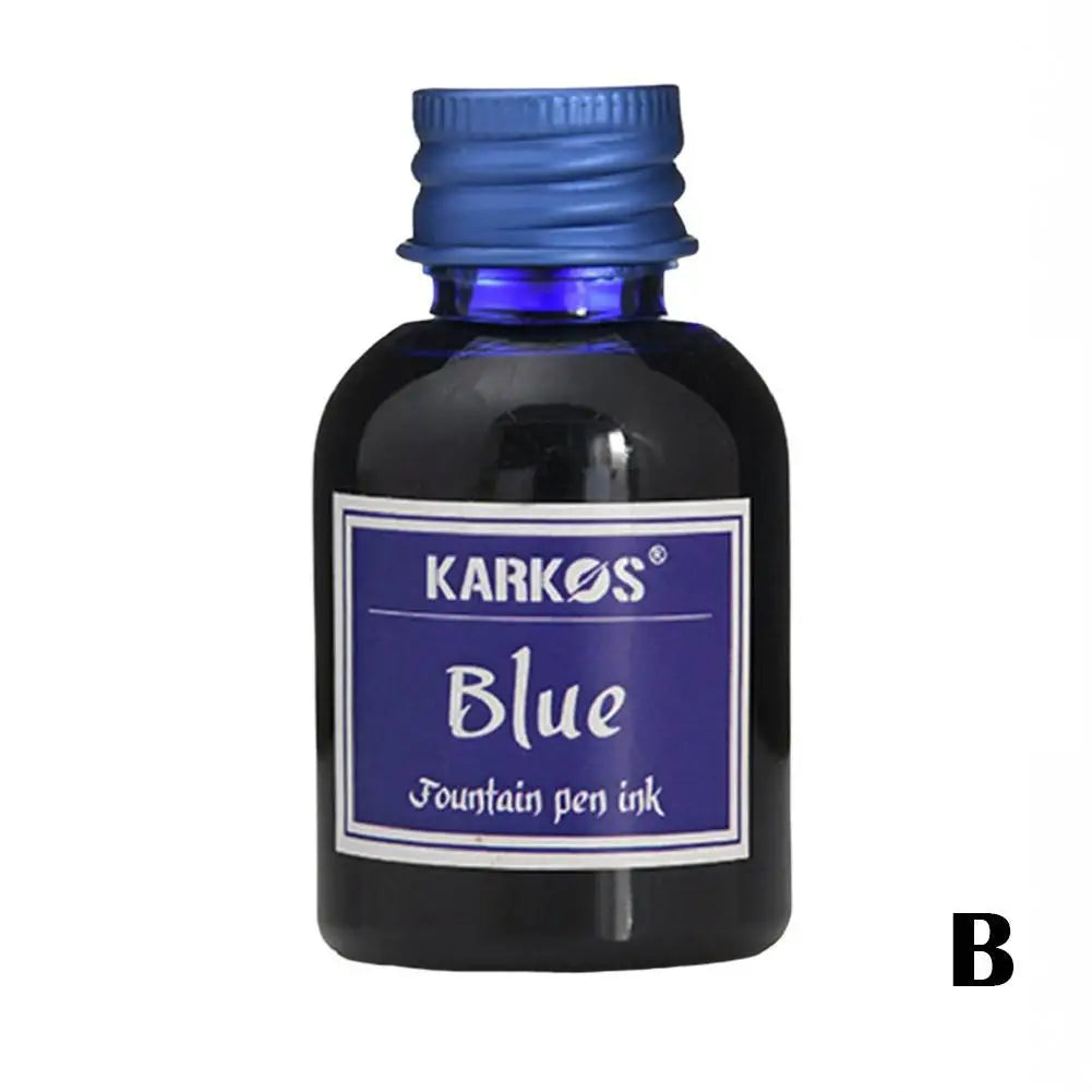 Pure Colorful Fountain Pen Ink — High-Quality 20/30/70ml Refill for Calligraphy, Writing & School Stationery