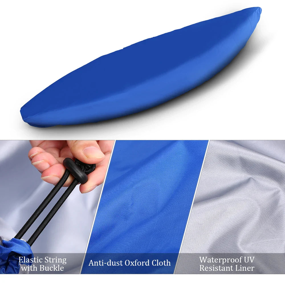 Professional Universal Kayak Cover – Waterproof, UV-Resistant Canoe & Boat Dust Storage Shield