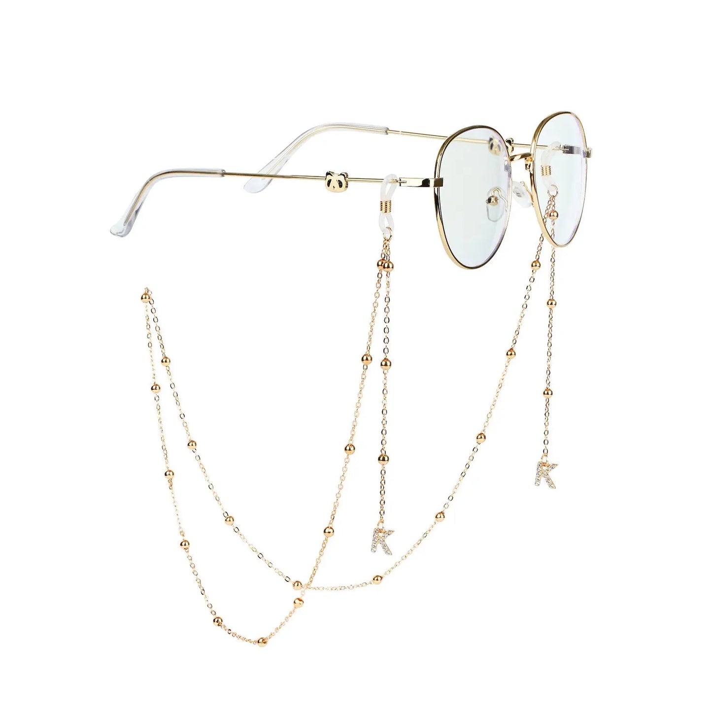 New Fashion Women's Eyeglass Chain - Hollow Star & Pearl Beaded Lanyard for Sunglasses & Reading Glasses, Neck Strap Holder